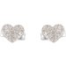Cluster Heart Earrings