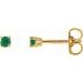 Round 4-Prong Lightweight Stud Earrings