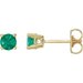 Round 4-Prong Stud Earrings