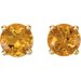 Round 4-Prong Stud Earrings