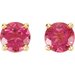 Round 4-Prong Stud Earrings