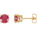 Round 4-Prong Stud Earrings