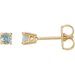 Round 4-Prong Stud Earrings