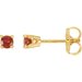 Round 4-Prong Stud Earrings