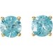 Round 4-Prong Stud Earrings
