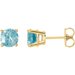 Round 4-Prong Stud Earrings