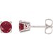 Round 4-Prong Stud Earrings