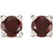 Round 4-Prong Stud Earrings