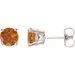 Round 4-Prong Stud Earrings