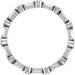 Baguette Accented Eternity Band
