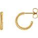 Rope Hoop Earrings