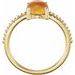 Accented Cabochon Ring