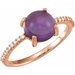 Accented Cabochon Ring