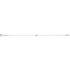 Bezel-Set Link Bracelet