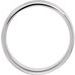 Grooved Comfort-Fit Half Round Band