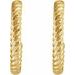Rope Hoop Earrings