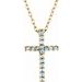 Petite Cross Necklace or Pendant