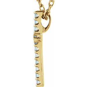 Petite Cross Necklace or Pendant