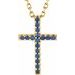 Petite Cross Necklace or Pendant