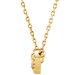 Beaded Bezel-Set Necklace