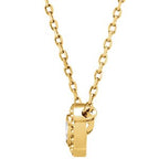 Beaded Bezel-Set Necklace