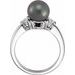 Accented Pearl Ring