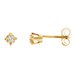 Round 4-Prong Stud Earrings