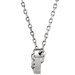 Beaded Bezel-Set Necklace