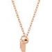 Bezel-Set Rope Slide Pendant