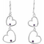 Double Heart Earrings