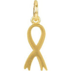 Posh Mommy® Breast Cancer Awareness Ribbon Charm/Pendant