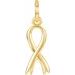 Posh Mommy® Breast Cancer Awareness Ribbon Charm/Pendant