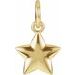 Posh Mommy® Puffed Star Charm/Pendant or Dangle