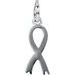 Posh Mommy® Breast Cancer Awareness Ribbon Charm/Pendant
