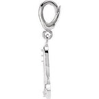 Accented Initial Charm/Pendant