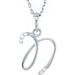 Initial Necklace or Pendant