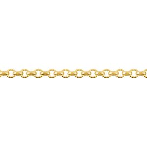 2.5 mm Hollow Diamond-Cut Rolo Chain