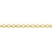 2.5 mm Hollow Diamond-Cut Rolo Chain
