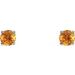 Round 4-Prong Youth Birthstone Stud Earrings