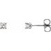Round 4-Prong Youth Birthstone Stud Earrings