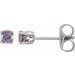 Round 4-Prong Youth Birthstone Stud Earrings