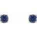 Round 4-Prong Youth Birthstone Stud Earrings