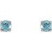 Round 4-Prong Youth Birthstone Stud Earrings