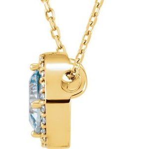 Halo-Style Necklace or Pendant
