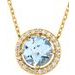Halo-Style Necklace or Pendant