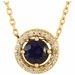 Halo-Style Necklace or Pendant