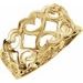 Heart Filigree Ring