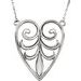 Filigree Heart Necklace or Center