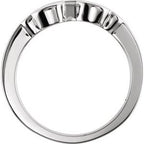 Accented Tulipset® Engagement Ring