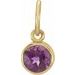 Posh Mommy® Imitation Birthstone Charm/Pendant